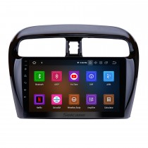 2012-2018 Mitsubishi Mirage 9 inch Android 11.0 GPS Navigation Full Touch Screen WiFi FM Radio USB Carplay Bluetooth SWC OBD2 Backup Camera DVR DAB