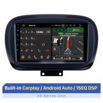 9 Inch HD Touchscreen for 2014-2019 Fiat 500X Radio Bluetooth Car Radio Car Radio Repair Support Split Screen Display