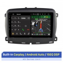 9 Inch HD Touchscreen for 2015+ FIAT 500 Autostereo Car Stereo System Car Radio DVD Player Support Split Screen Display