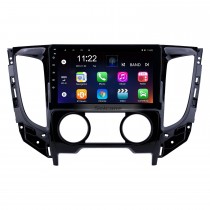2015 Mitsubishi TRITON (MT) Manual air conditioner Android 12.0 Car Radio 9 inch HD Touchscreen GPS Navigation System Head unit with USB Mirror Link FM music Bluetooth WIFI support SWC Carplay Backup Camera Digital TV