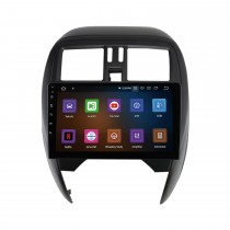 Carplay 9 inch Radio for 2015 NISSAN MARCH Android 13.0 GPS Navigation Android Auto Support DAB+ OBDII Steering Wheel Control Wifi Rear Camera