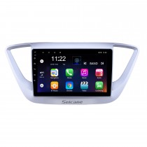 HD Touchscreen 9 inch Android 14.0 GPS Navigation Radio for 2016 Hyundai Verna with Bluetooth AUX Music support DVR Carplay OBD Steering Wheel Control