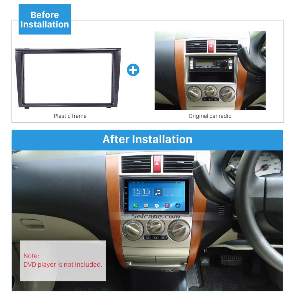 Good Quality 2007 2008 2009 Mitsubishi Colt Plus Car Radio Fascia Stereo Frame Interface Panel