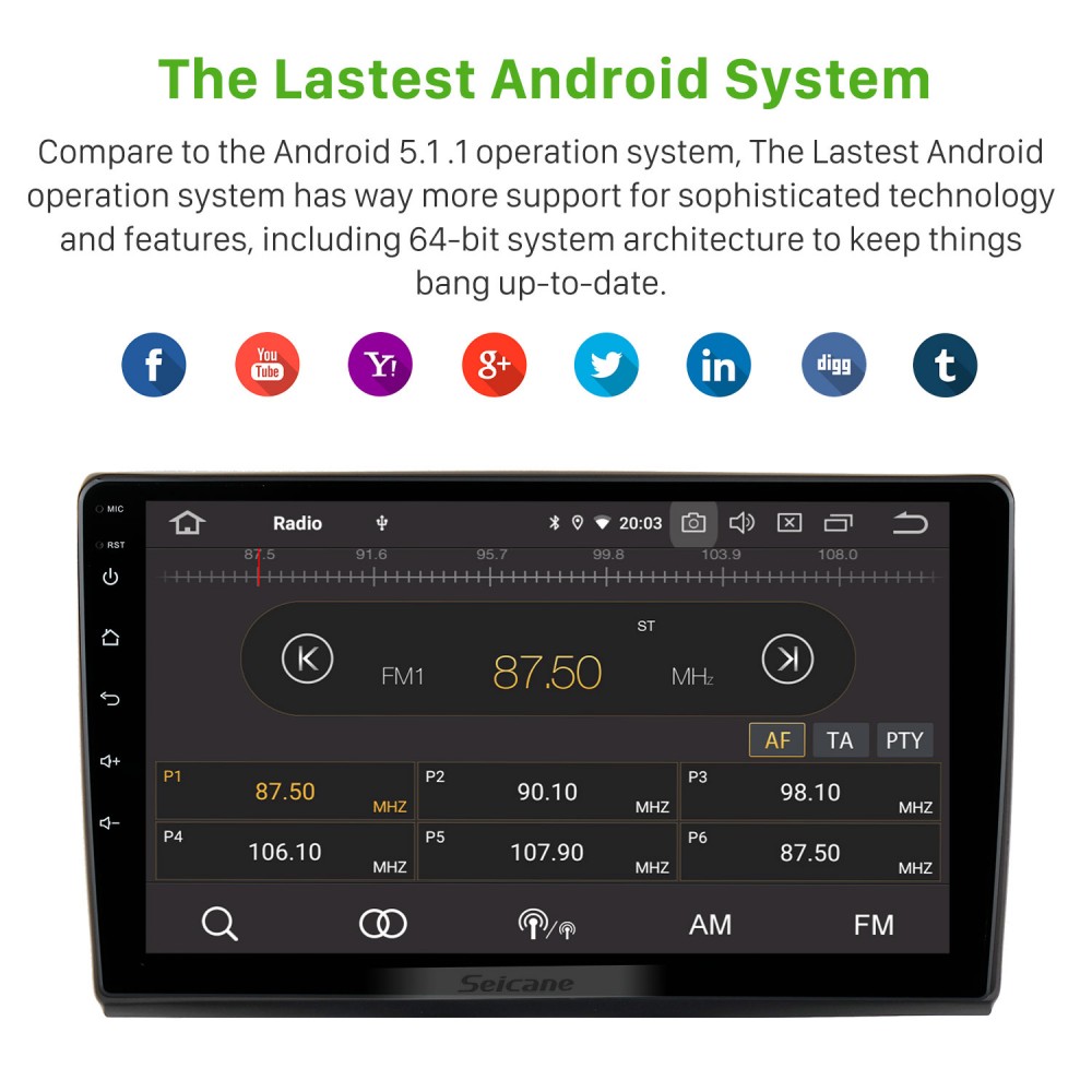 Autoradio Fiat Bravo Android Auto - CarPlay - Skar Audio