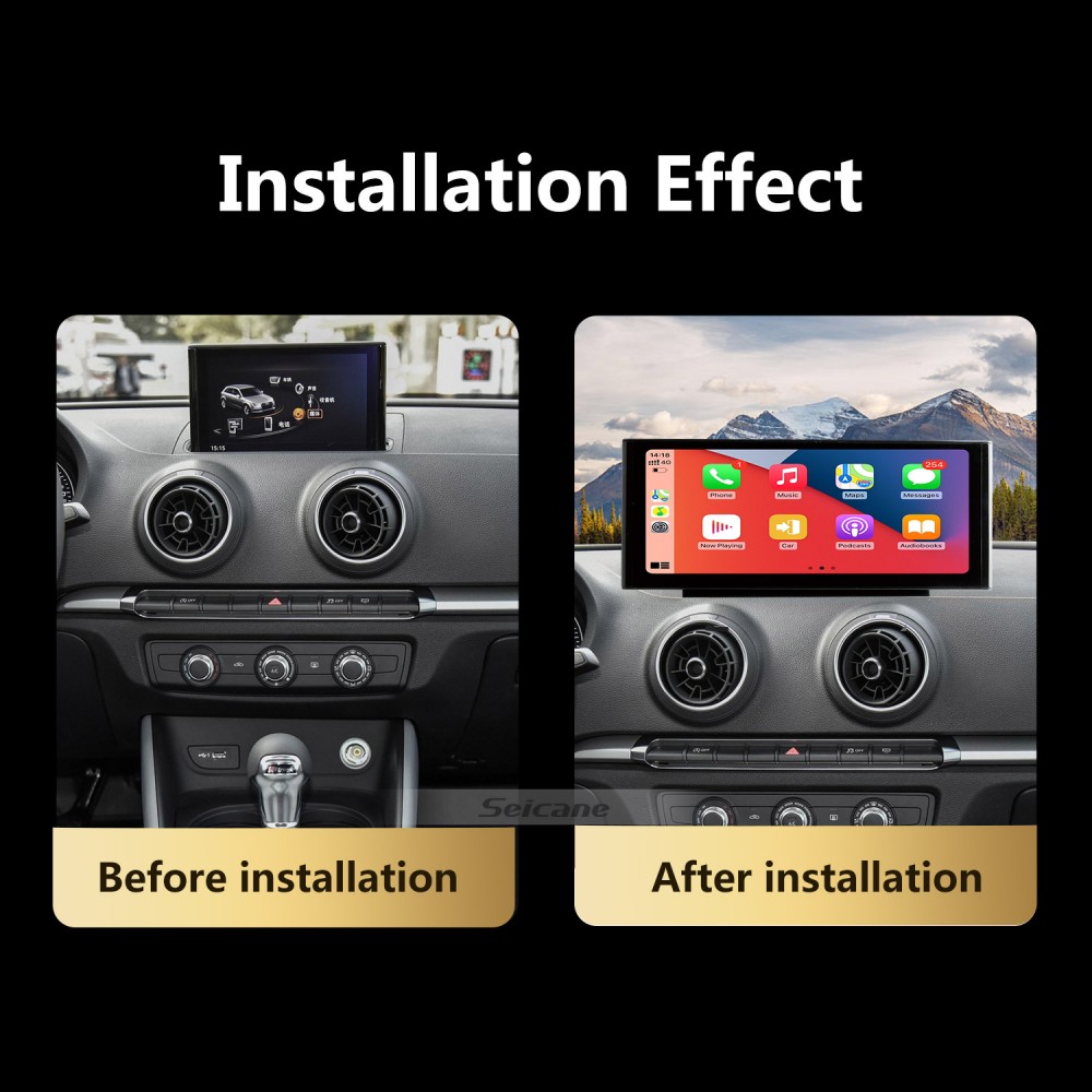 Audi A3 8V Android Stereo Upgrade 10.25 Apple CarPlay Android