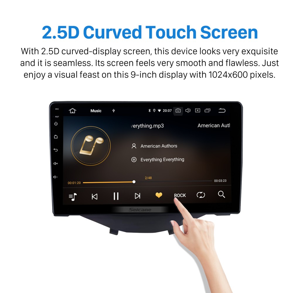 Citroen C1 Apple Carplay Android Auto stereo DAB radio touchscreen Bluetooth