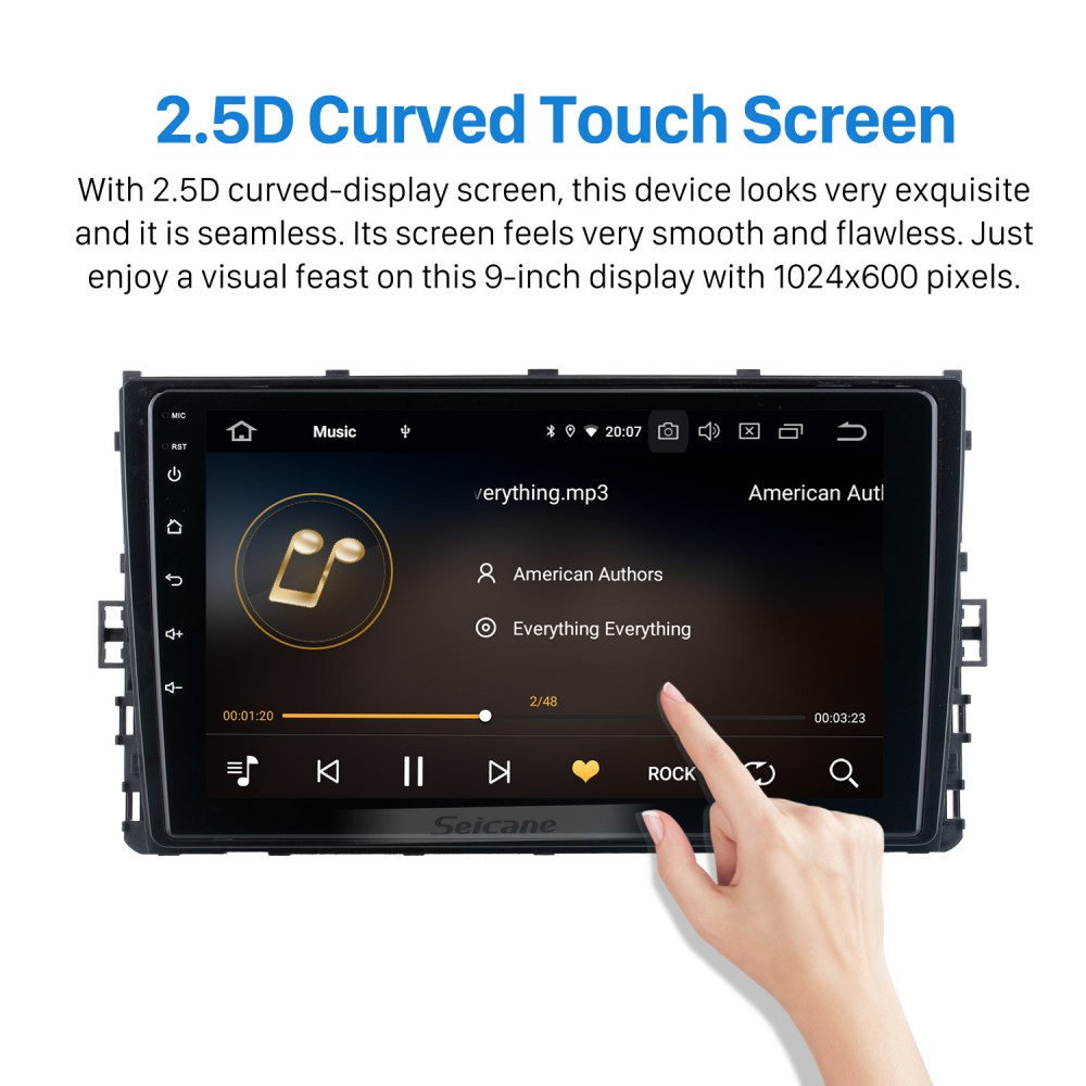 9 Inch Full-Touch Android Autoradio for Volkswagen Polo 2017-2018