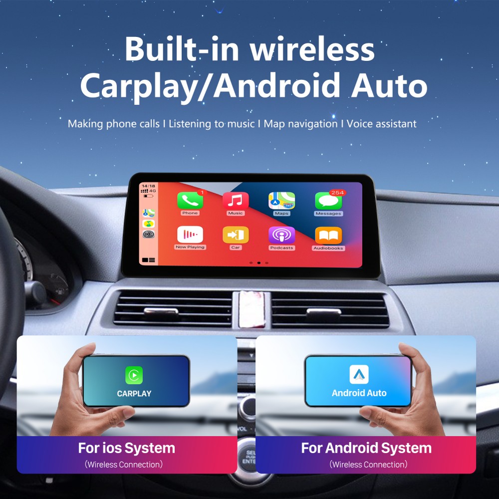 Android Auto Carplay Stereo for 2008 2009 2013 Honda Accord 8 2011