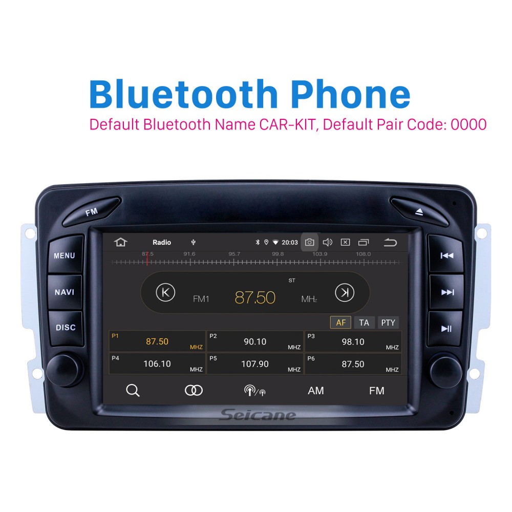 For Mercedes-Benz W203 W209 W463 9 Car Stereo Radio Android 10.1 GPS Navi  16GB