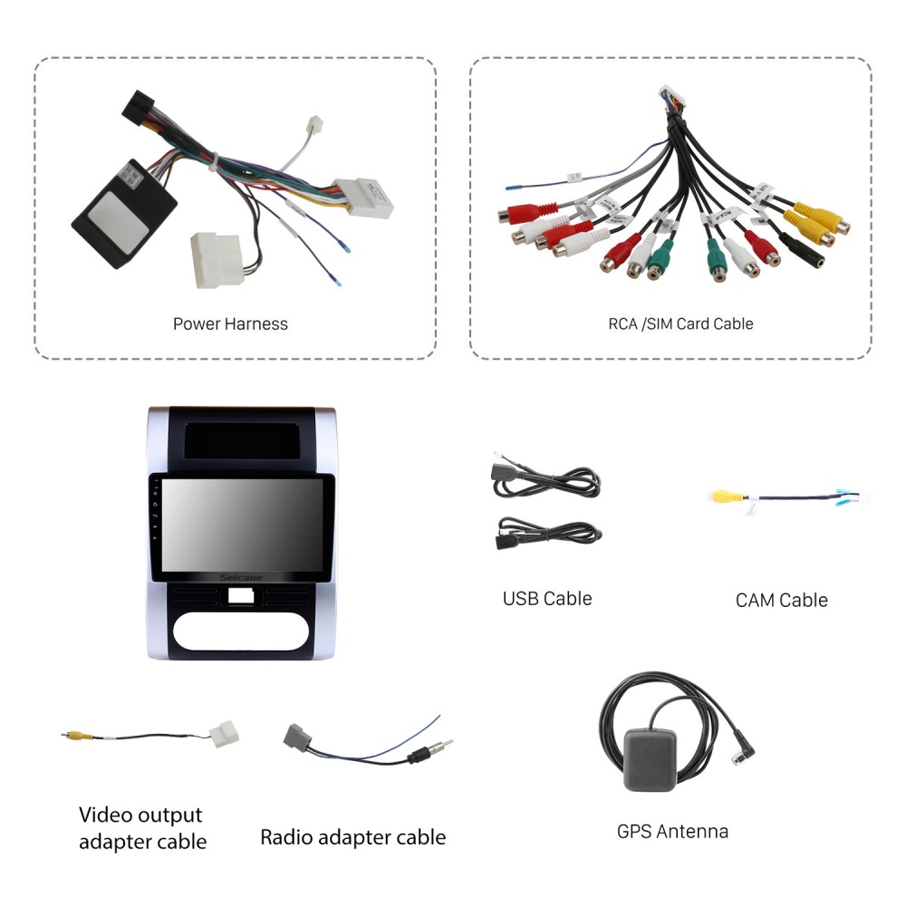 10.1 inch Android 14.0 Radio for 2008-2012 Nissan X-Trail/Dongfeng MX6 HD  Touchscreen with
