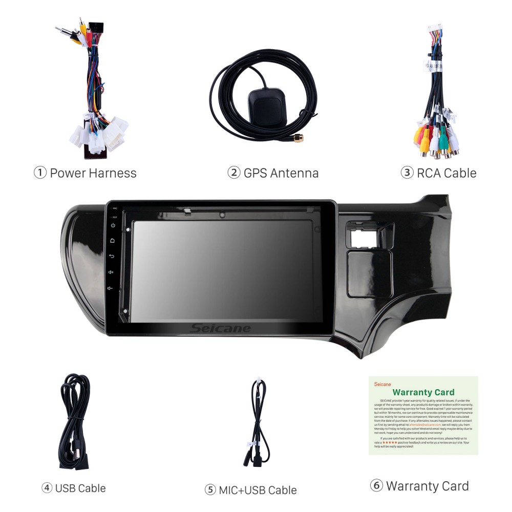 9 Inch Hd Touchscreen For 2012 2014 Toyota Aqua Rhd Radio Car Radio Repair Car Audio