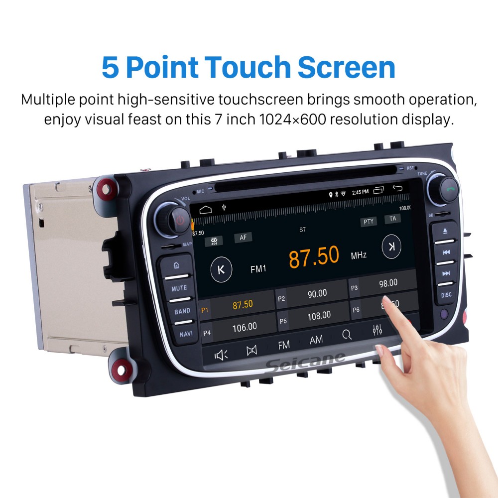 Android 10.0 1024*600 2008 2009 2010 FORD S-max Radio GPS Android 10.0 1024*600 2008 2009 2010 FORD S-max Radio GPS