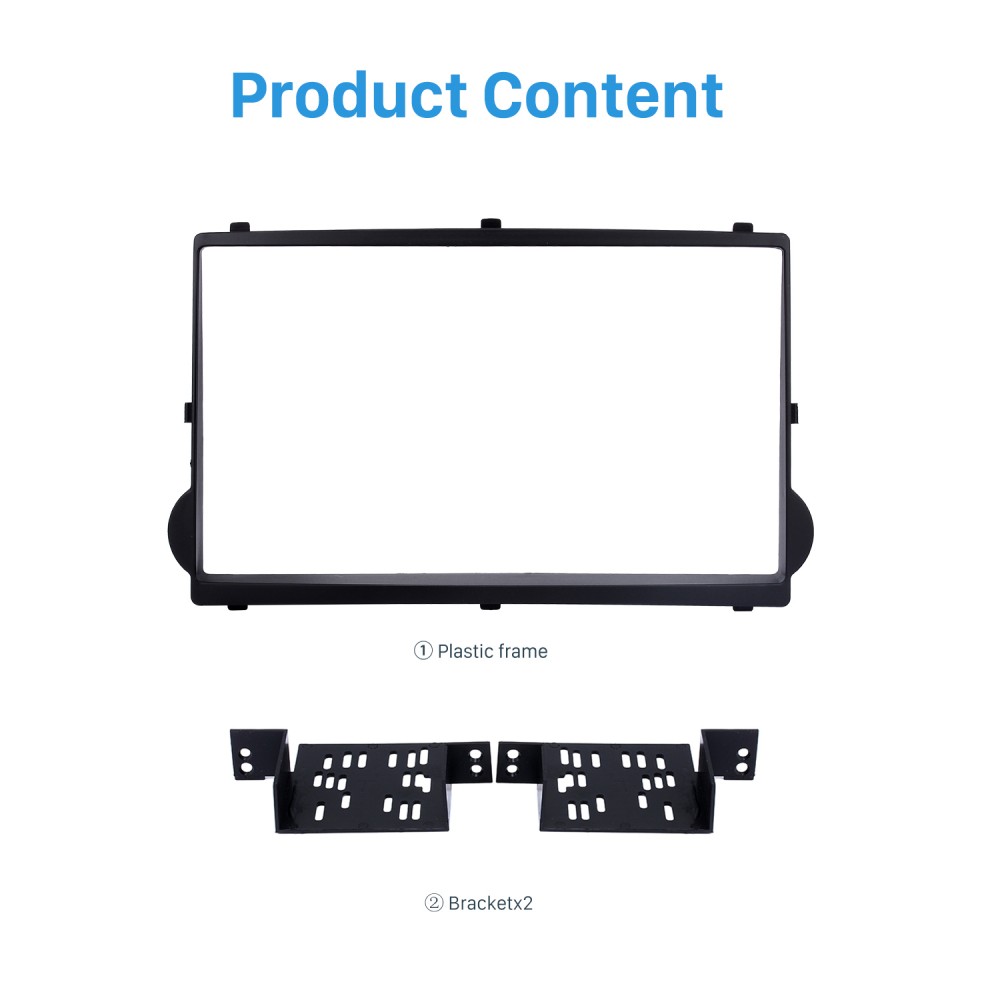 For Hyundai Starex 2 Tq Car Radio Panel Mounting Frame Double Din 2-din For Hyundai Starex 2 Tq Car Radio Panel Mounting Frame Double Din 2-din