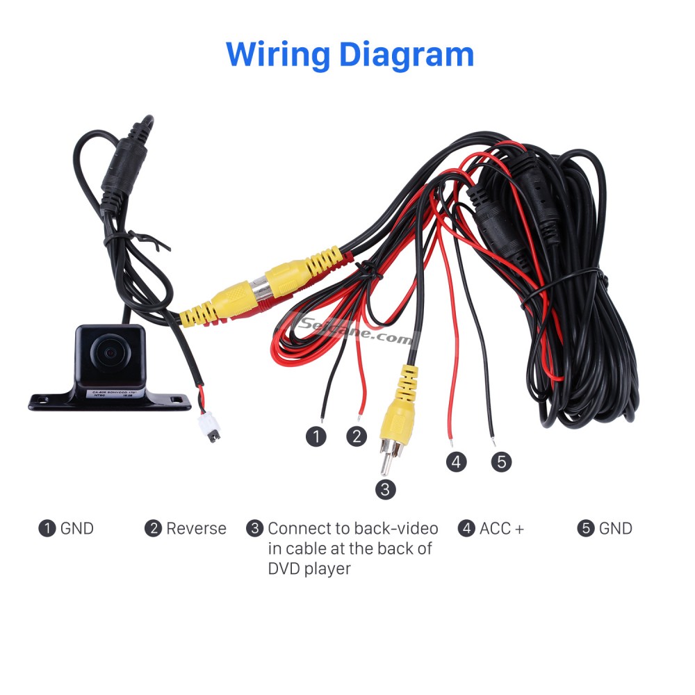 Sony Ccd Universal Hd Car Rearview Camera Parking Monitor