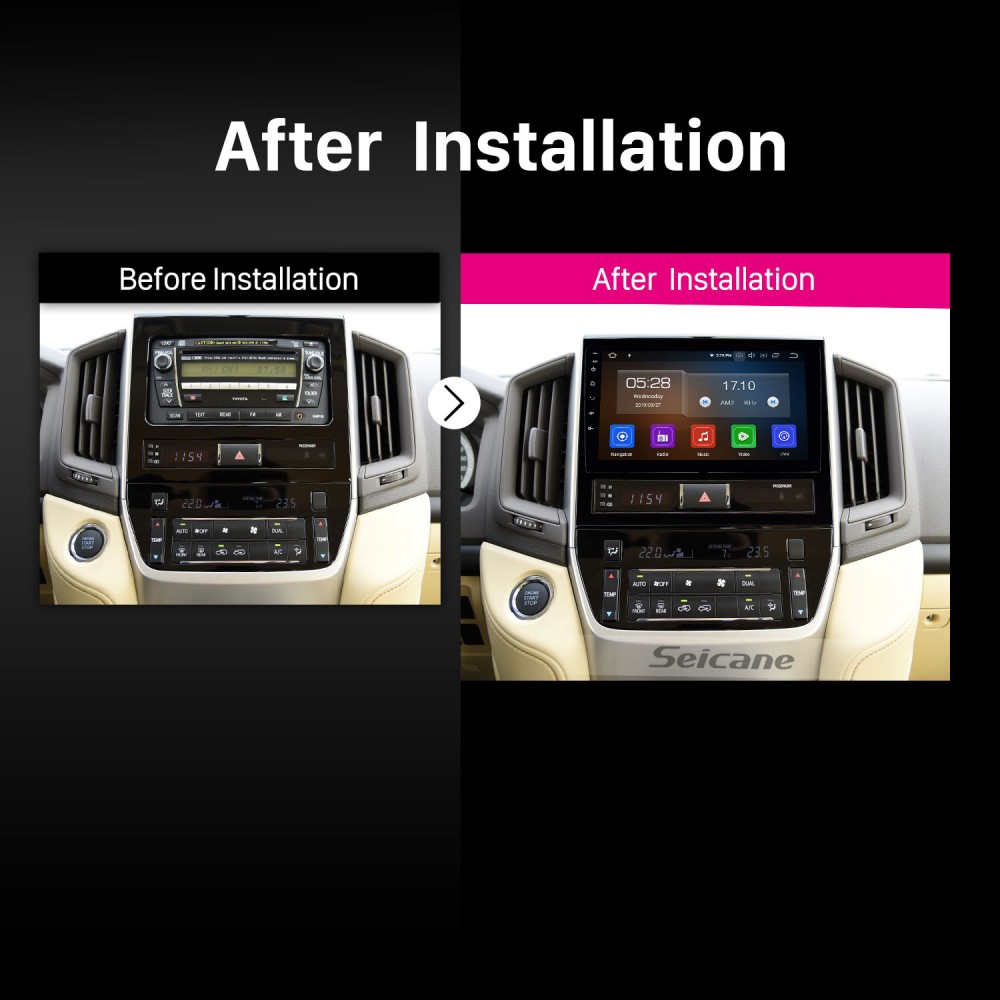 9 inch Android 12.0 Radio for 2015-2018 Toyota Land Cruiser with