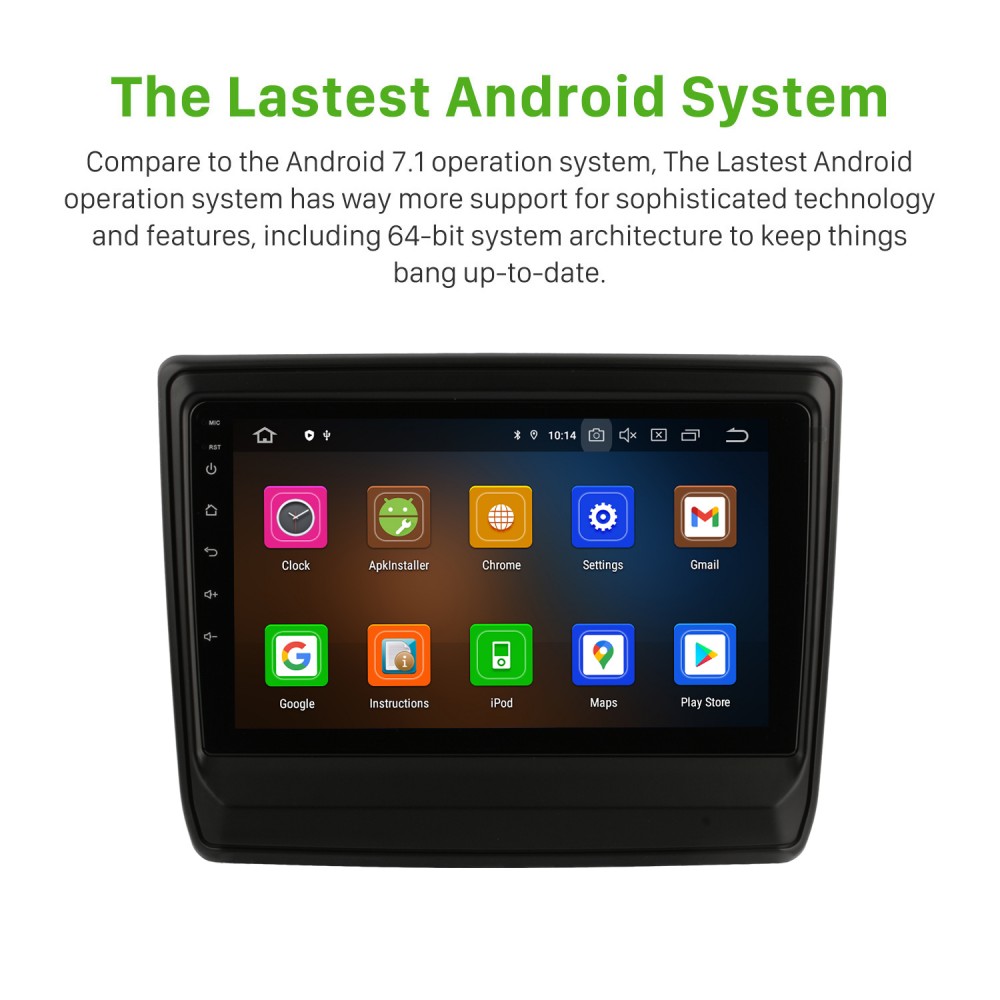 CarPlay HD Touchscreen Head Unit Radio for 2020 ISUZU D MAX GPS Navigation  Bluetooth Android Auto