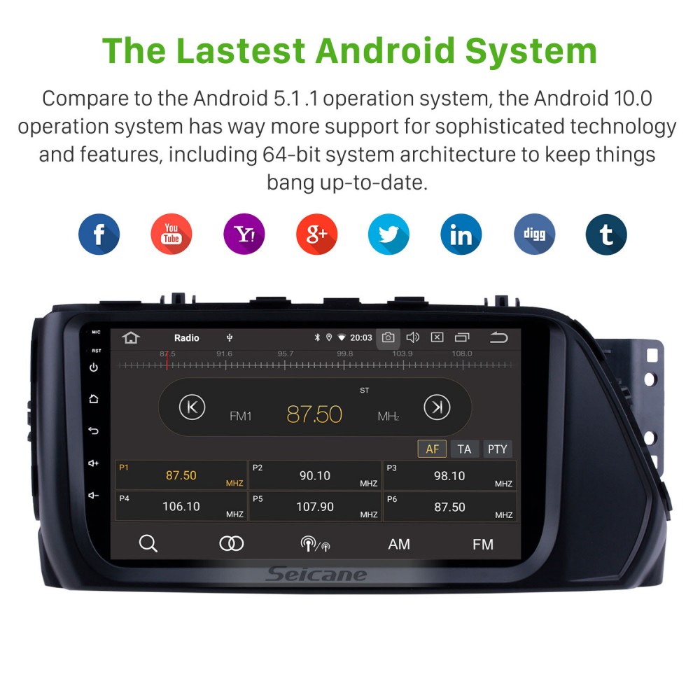 Autorradio 1 Din Android 9 Pantalla Movible - Euro Car Audio