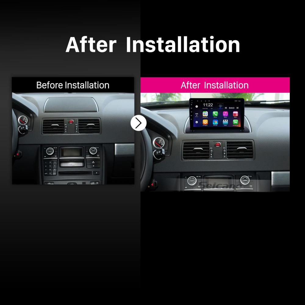 for 2004-2014 Volvo XC90 Android 13.0 9 inch HD Touchscreen Radio GPS  Navigation with Bluetooth