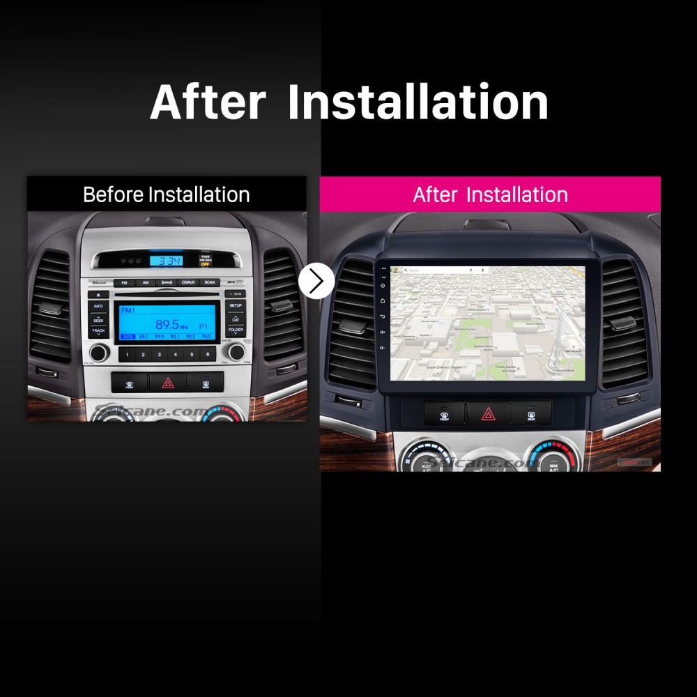 2012 hyundai santa best sale fe radio replacement