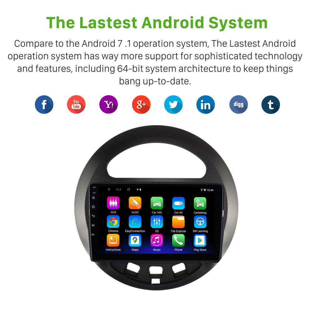 Carplay Android Auto Radio HD touchscreen for 2016 GEELY