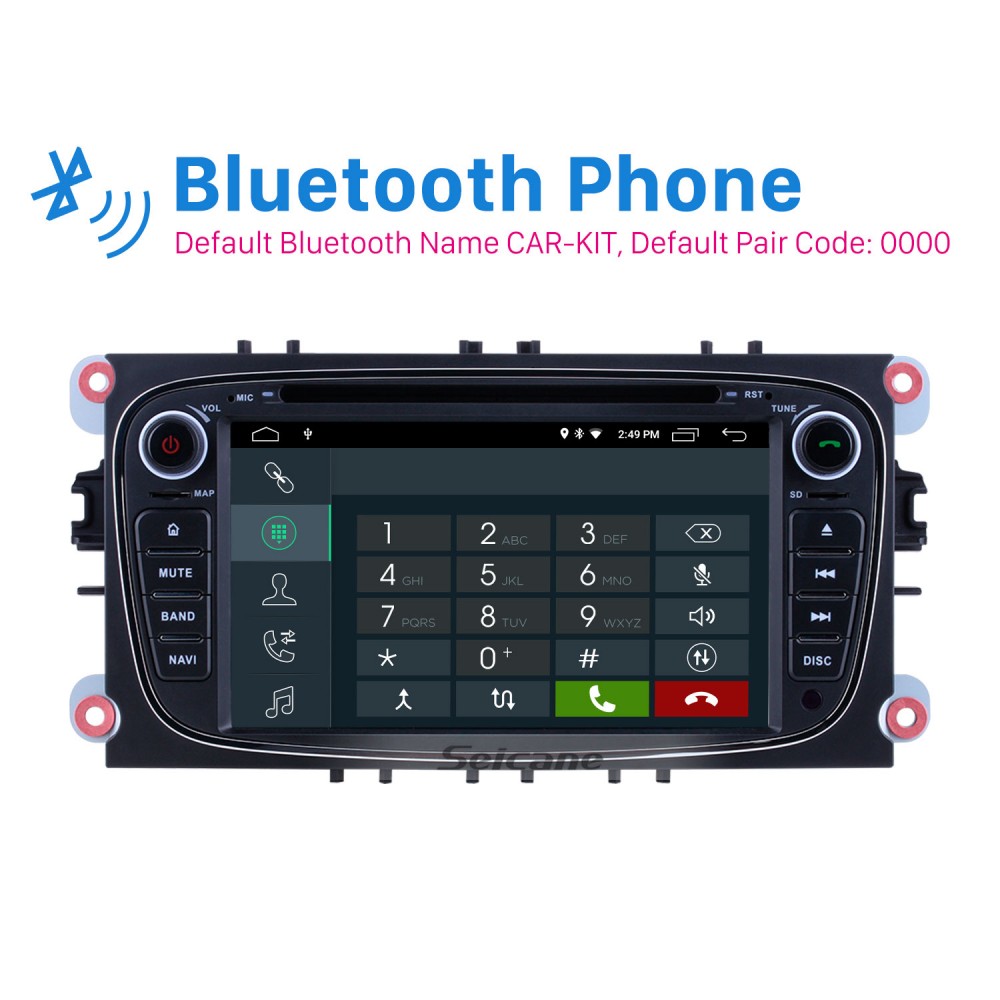 Android 10.0 1024*600 2008 2009 2010 FORD S-max Radio GPS