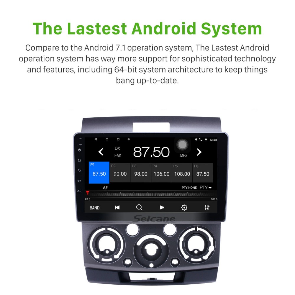 9 inch Android 14.0 GPS Navigation Radio for 2006-2010 Ford