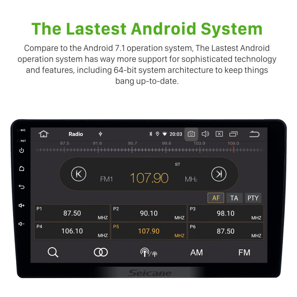OEM 9 inch Android 12.0 GPS Navigation Radio for 2006-2010
