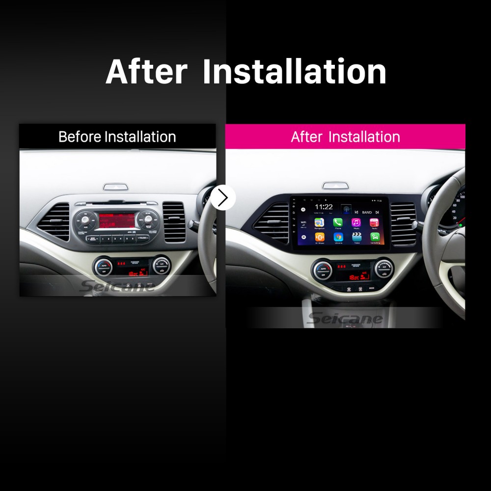 2013 GPS 2011 WIFI Car Navigation Radio Bluetooth 2014 for 2012 system Touchscreen Kia Radio Picanto Morning