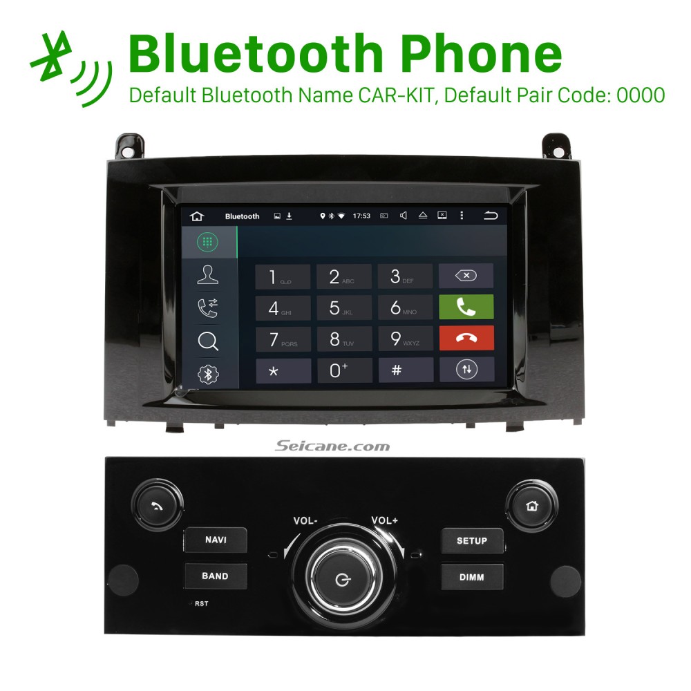 OEM Android 10.0 Radio GPS Navigation system for 2004-2010 Peugeot 407
