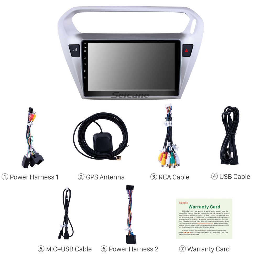 2013 2014 Peugeot 301 Citroen Elysee Android Radio with GPS