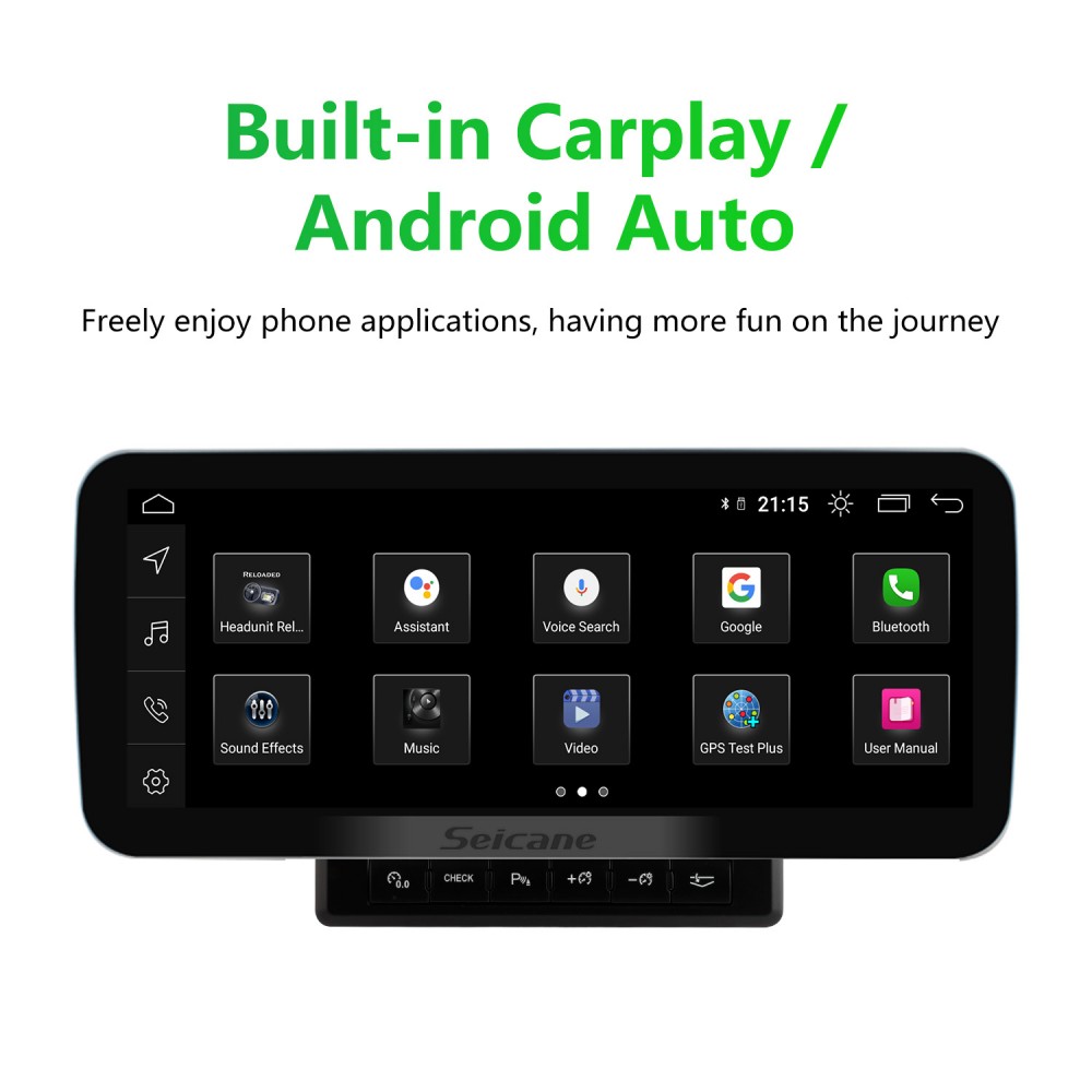 Carpay touchscreen radio for 2005-2016 2017 2018 2019 AUDI Q7 Car Radio  replacement Bluetooth Android auto GPS navigation system