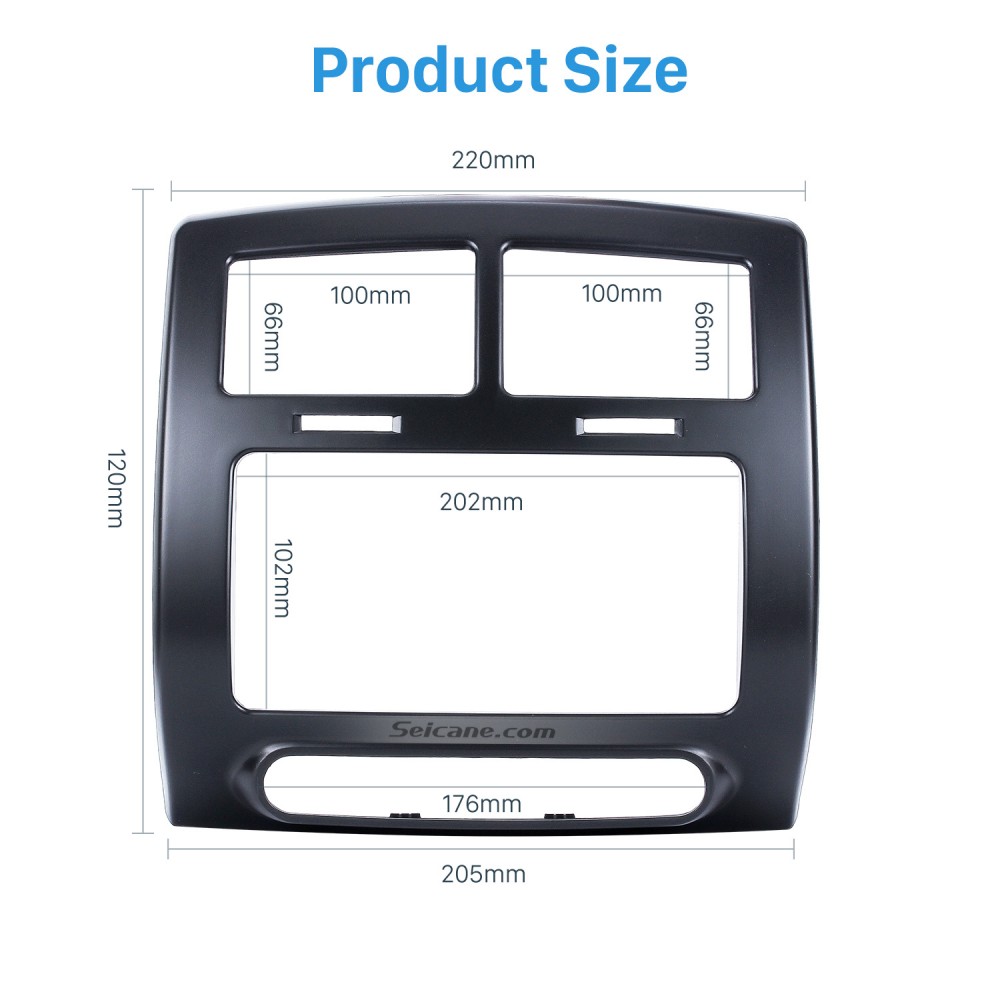 Popular Double Din 2007 2010 Toyota Ist Car Radio Fascia Panel