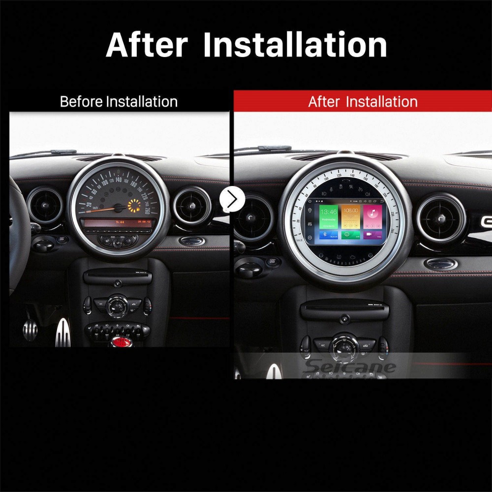 PLEJBONA Android 11.0 Car Stereo for BMW Mini Cooper R60 2011-2016 7Inch  8-Core GPS Navigation Head Unit Radio with CarPlay Android Auto WiFi