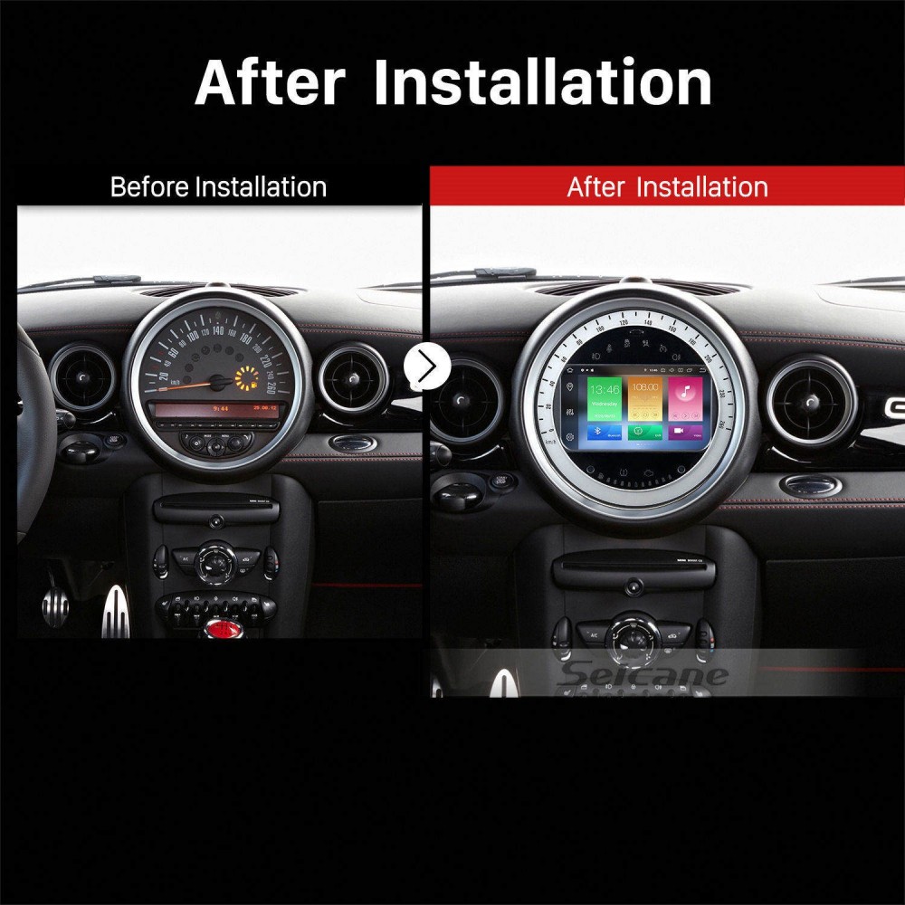 WITSON 9 inch Multimedia Android 12 Car GPS Autoradio Bluetooth Audio For  BMW Mini Cooper R50 R52 R53 R56 R60 2000 - 2020