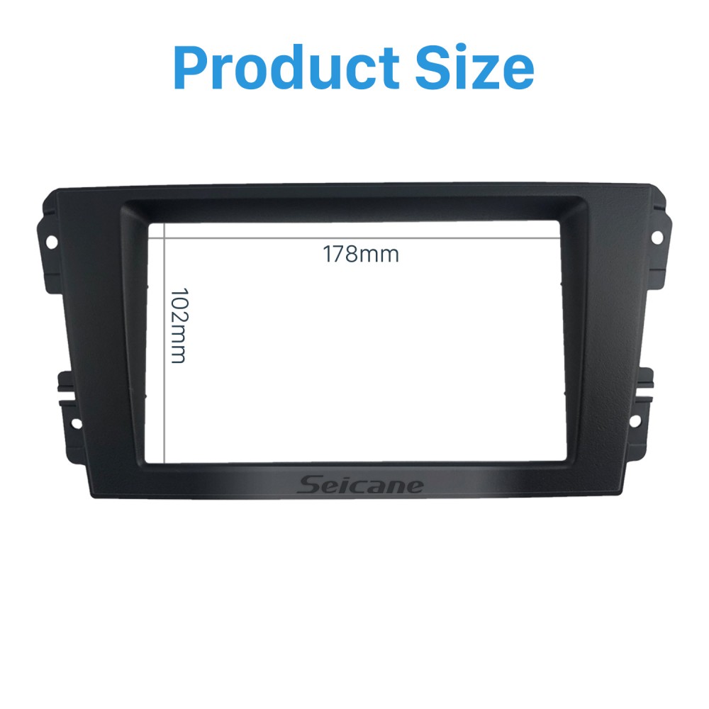 2 Din Car Radio Fascia For 2014 2019 Datsun On Do Mi Do Stereo Dash Cover