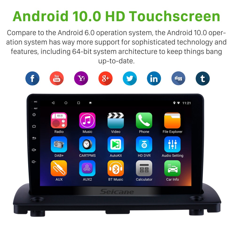 Android inch Bluetooth 9 XC90 HD Navigation Radio GPS for with 2004-2014 Volvo Touchscreen 13.0