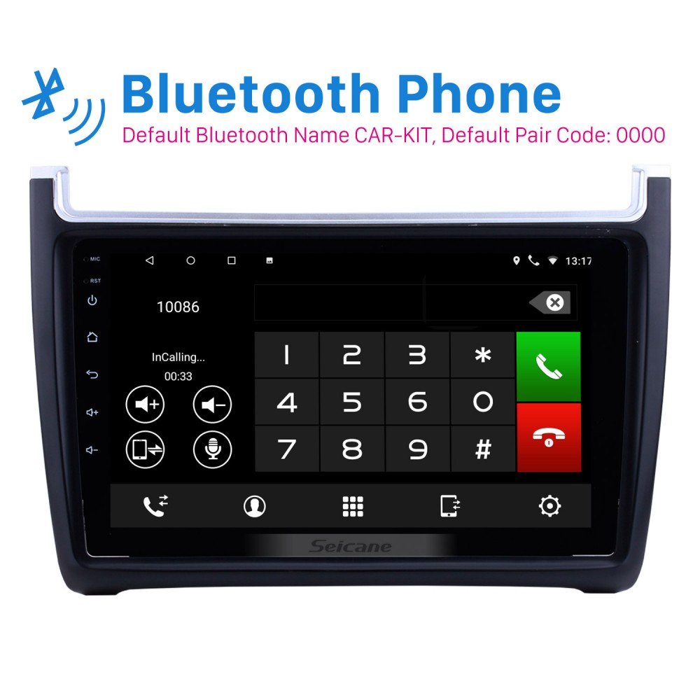 For VW Polo 6R 9  DAB+ Car Radio GPS BT Wireless Apple