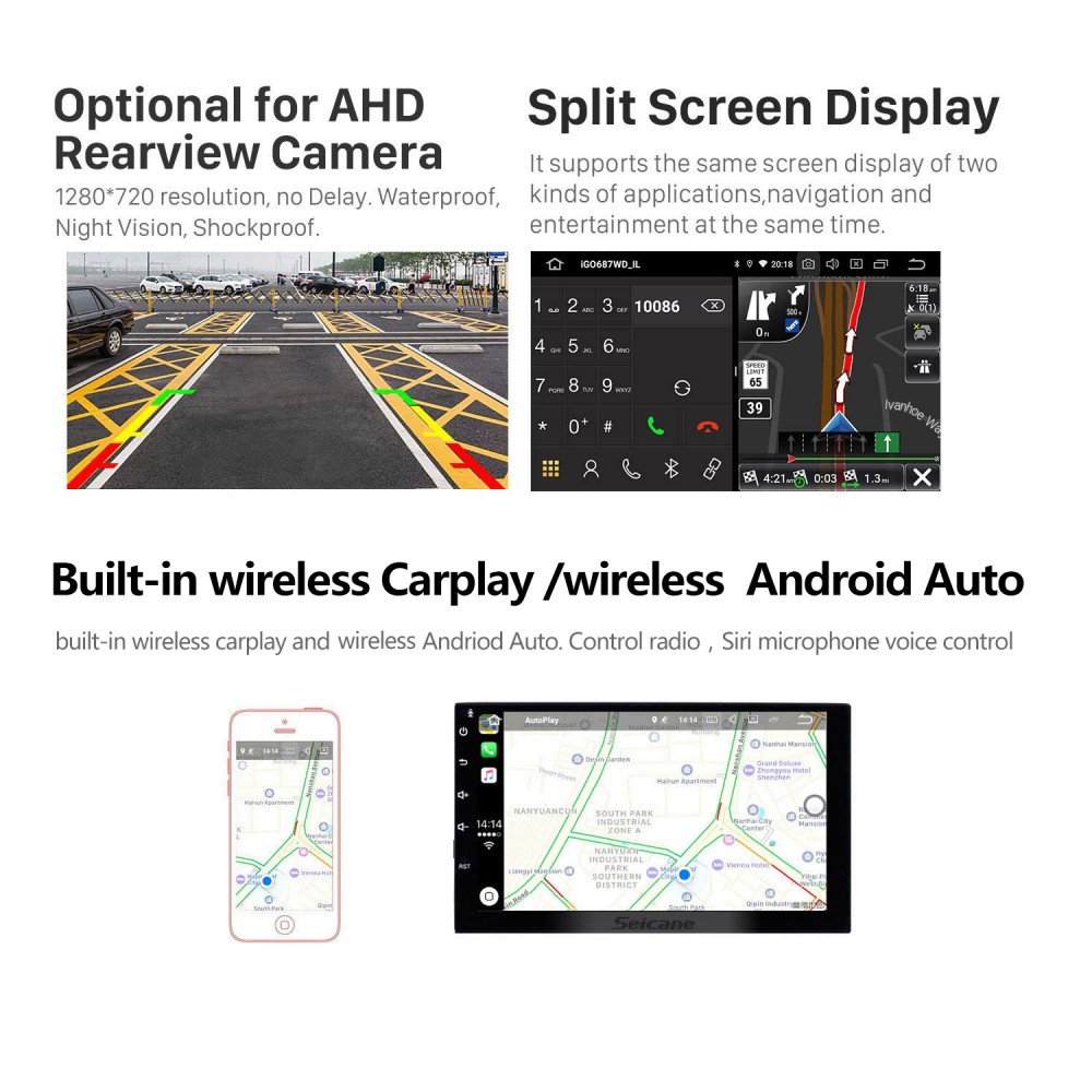 HD Touchscreen Android 12.0 for 2016 Honda Pilot Radio 10.1 HD Touchscreen Android 12.0 for 2016 Honda Pilot Radio 10.1