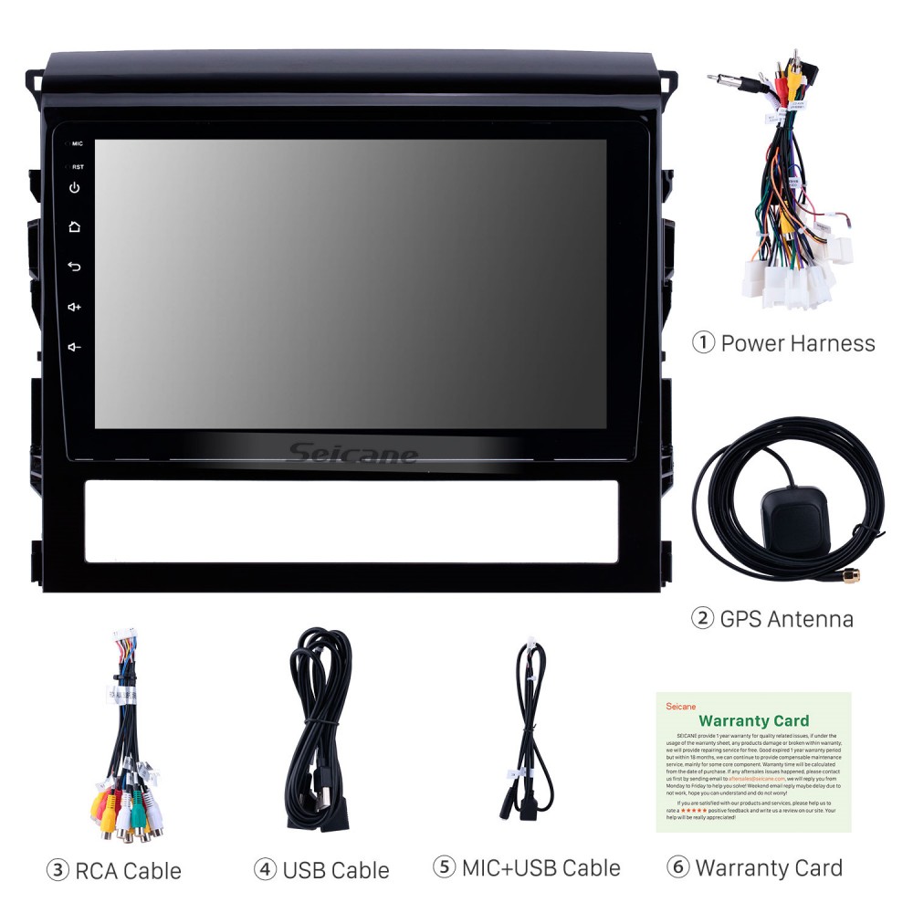 9 inch Android 12.0 Radio for 2015-2018 Toyota Land Cruiser with