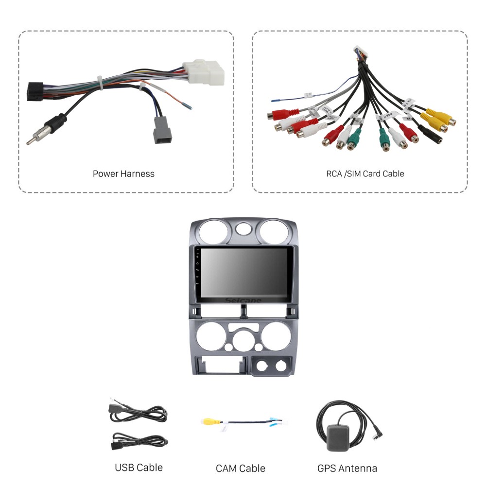 Android 14.0 9 inch for 2006-2012 Isuzu D-MAX MU-7 Chevrolet
