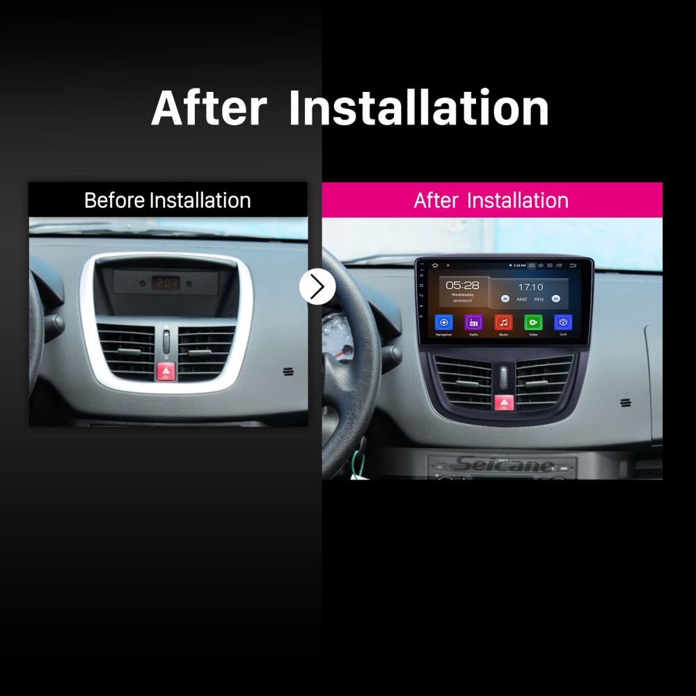 Upgraded Touch Screen for 2008 2009 2010-2014 Peugeot 207