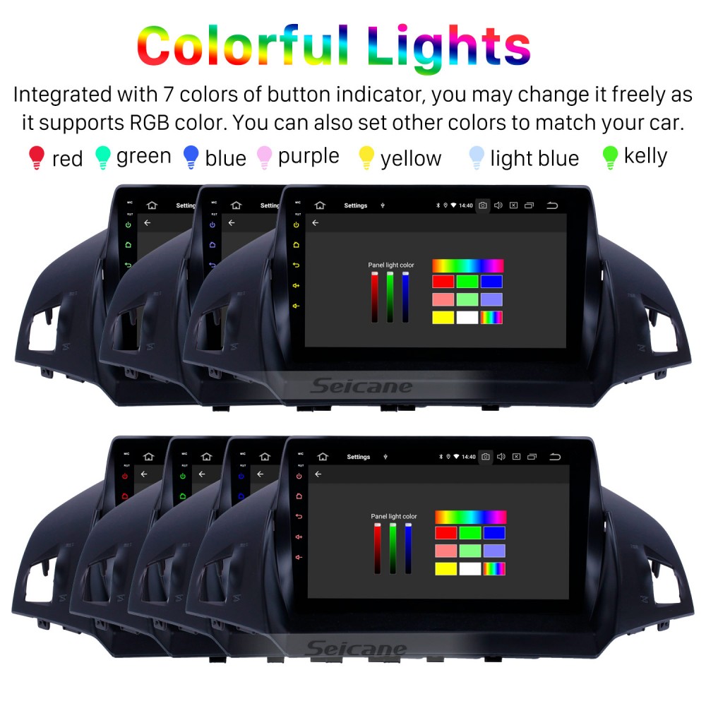 Android 12.0 9 inch GPS Navigation Radio for 2013-2016 Ford Escape