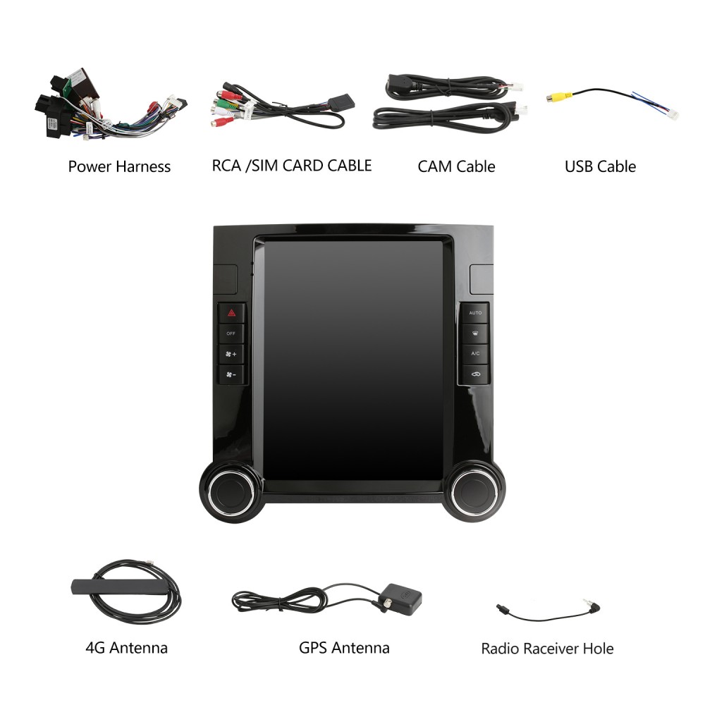 Autoradio GPS pour VW Seat & Skoda 7 , Carplay