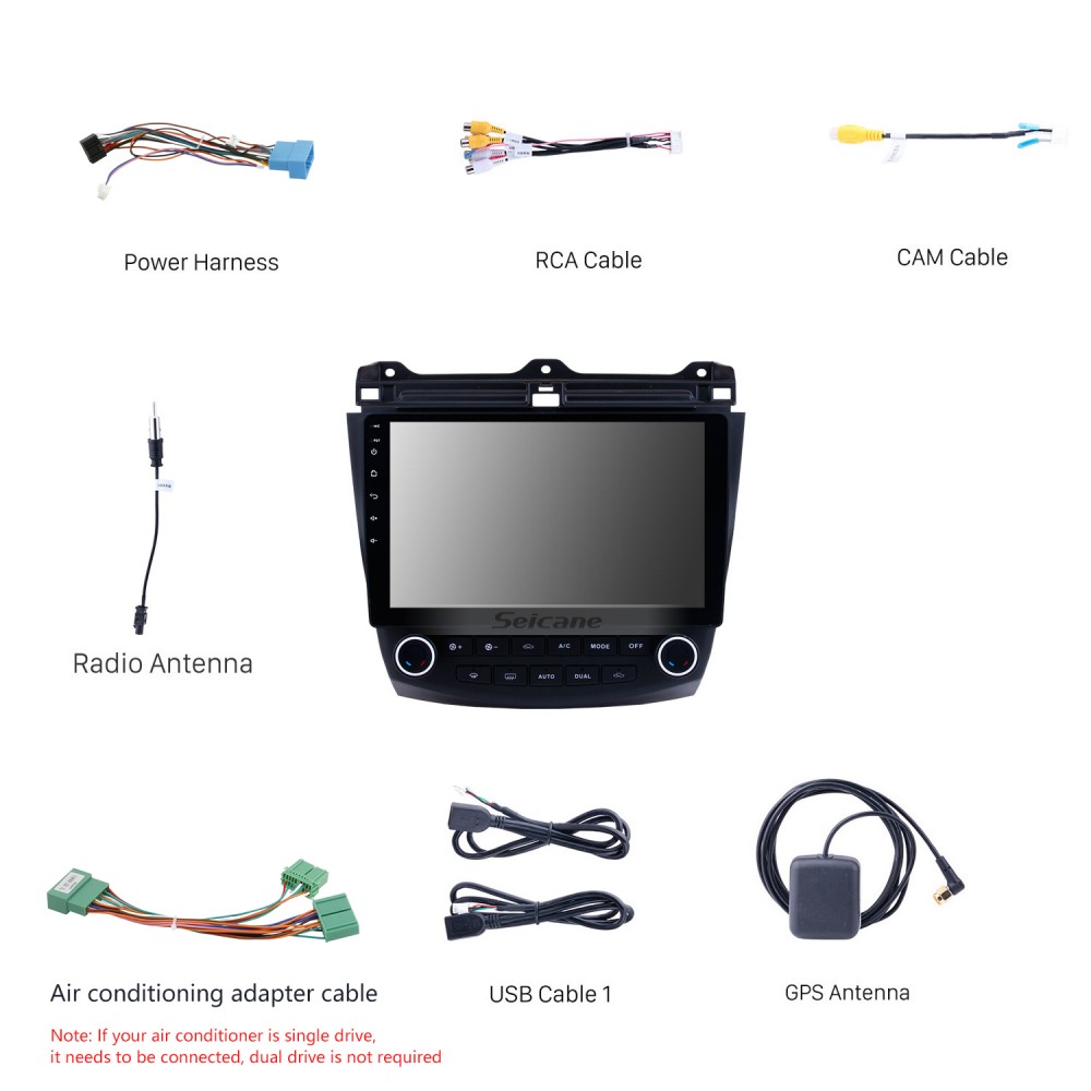 Android Car Radio for 2003 2004 2005 2006 2007 Honda Accord 7 with  Touchscreen Bluetooth support