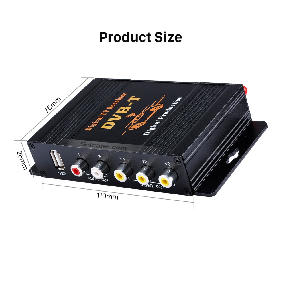 verhaal Inhalen bang Digital TV Tuner DVB-T For Seicane car dvd player