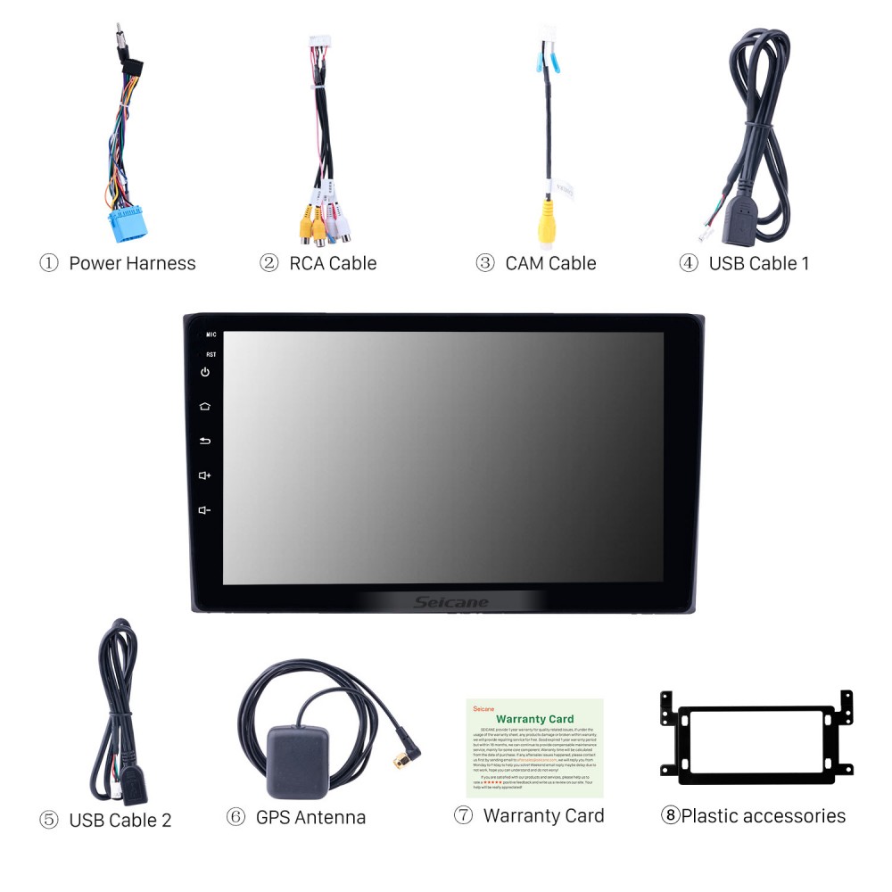 商品画像：8-core 9 inch Touchscreen Android 14.0 head unit for 2009 2