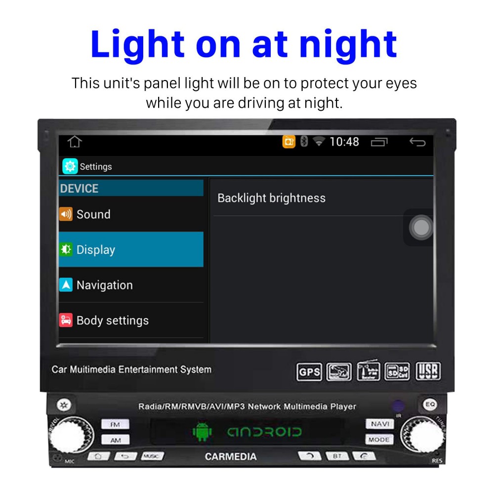 Autoradio Android 1 Din version 7.1 Petite Démonstration Citroen