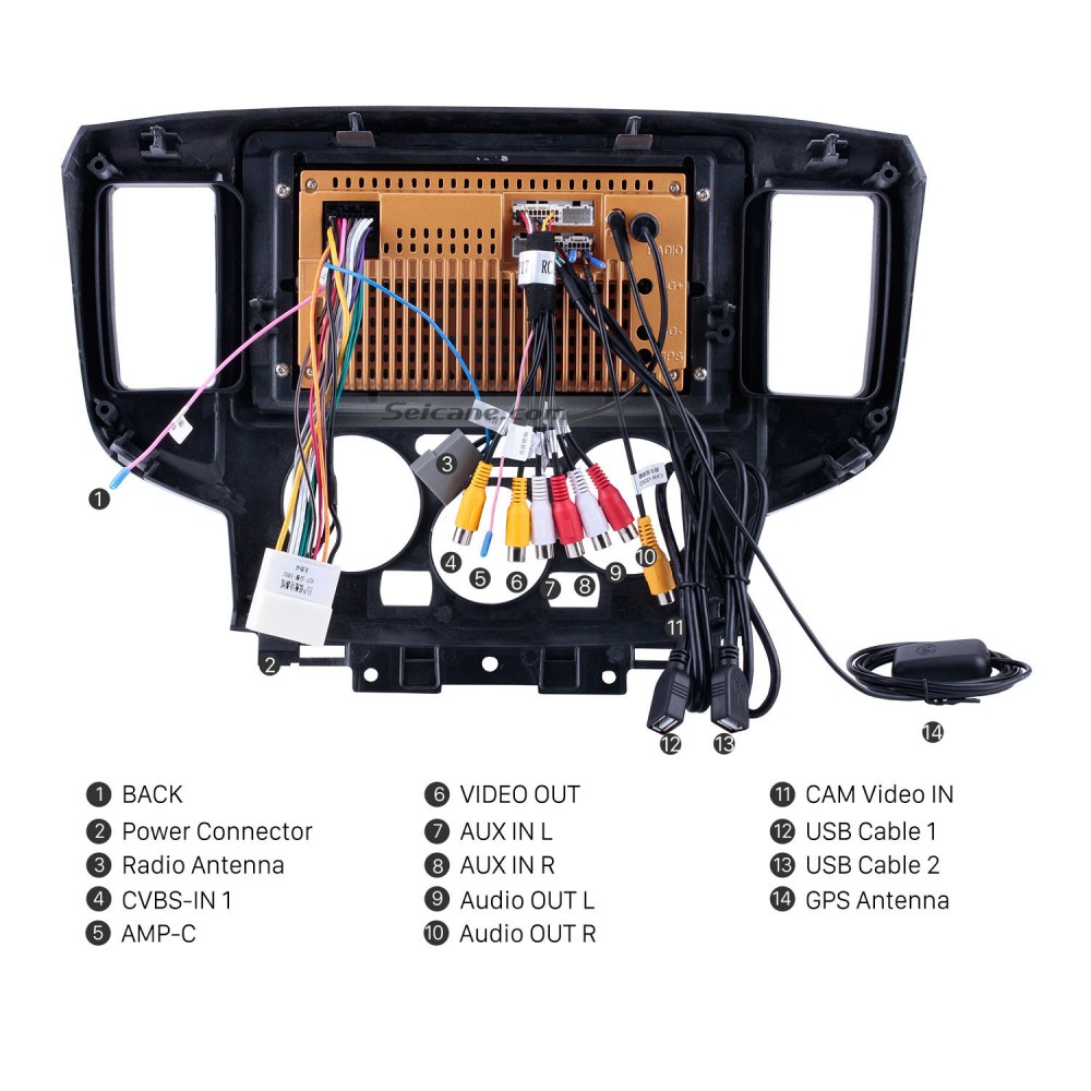 新品同様 Android GPS with Upgrade Radio NV200 NISSAN 2009-2016 14.0 アクセサリー