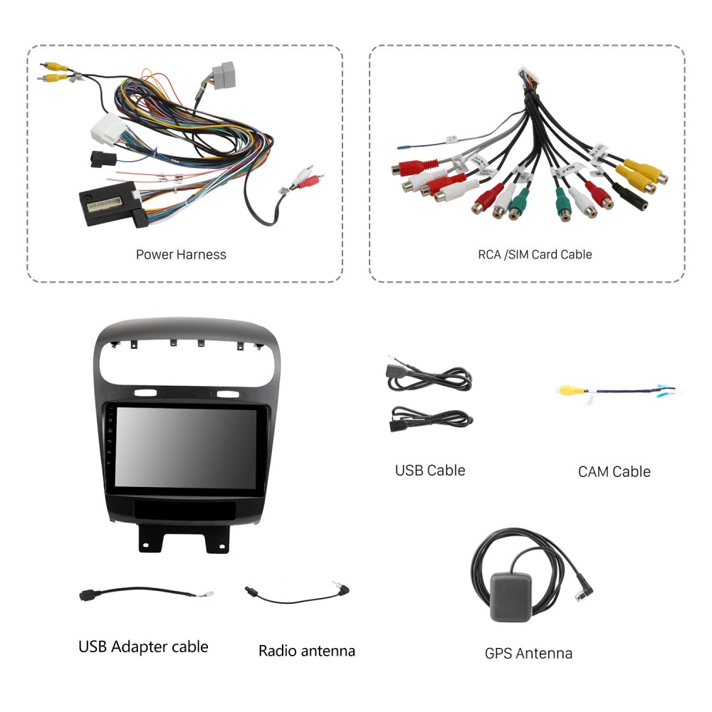 9 Inch HD Touchscreen High Quality for 2011-2020 Dodge 9 Inch HD Touchscreen High Quality for 2011-2020 Dodge