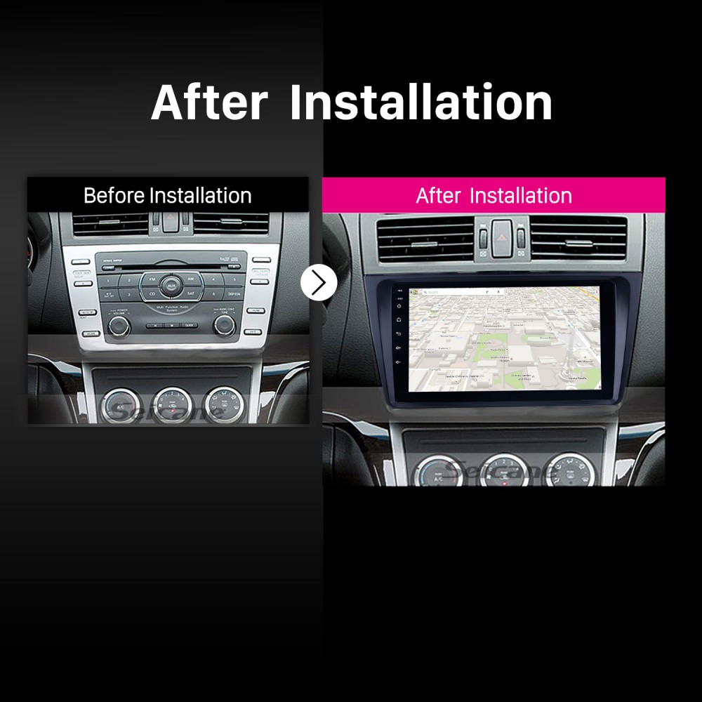 9 inch for 2008-2015 Mazda 6 Rui wing Android 13.0 Radio GPS Navigation  System with | Automatten